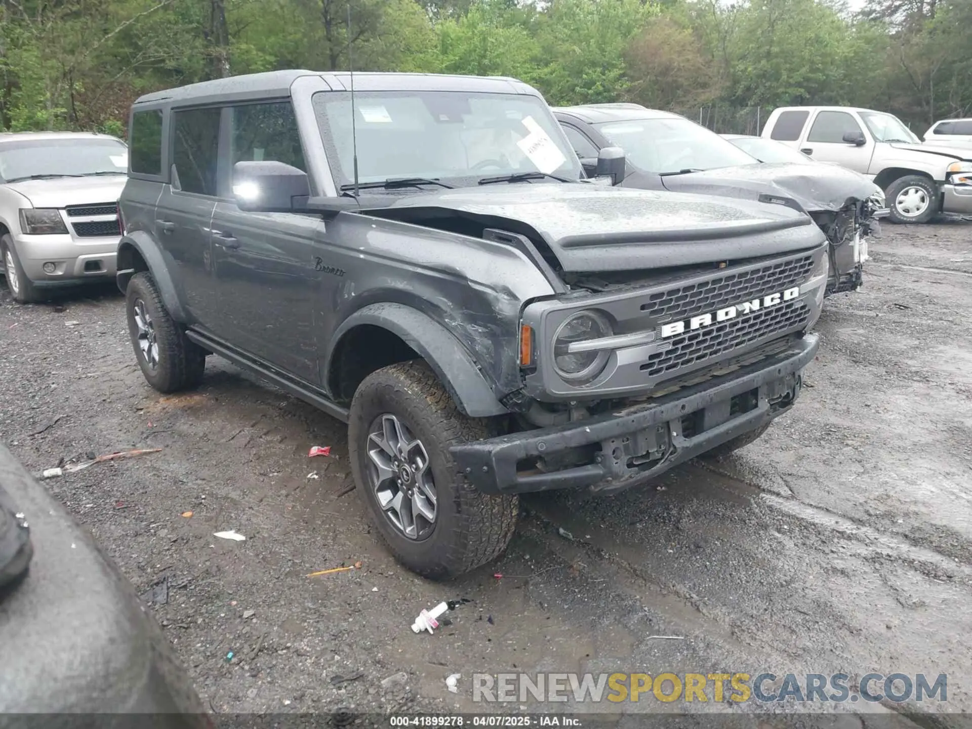 1 fotografías del automóvil dañado 1FMEE5DP4NLB57124 FORD BRONCO 2022