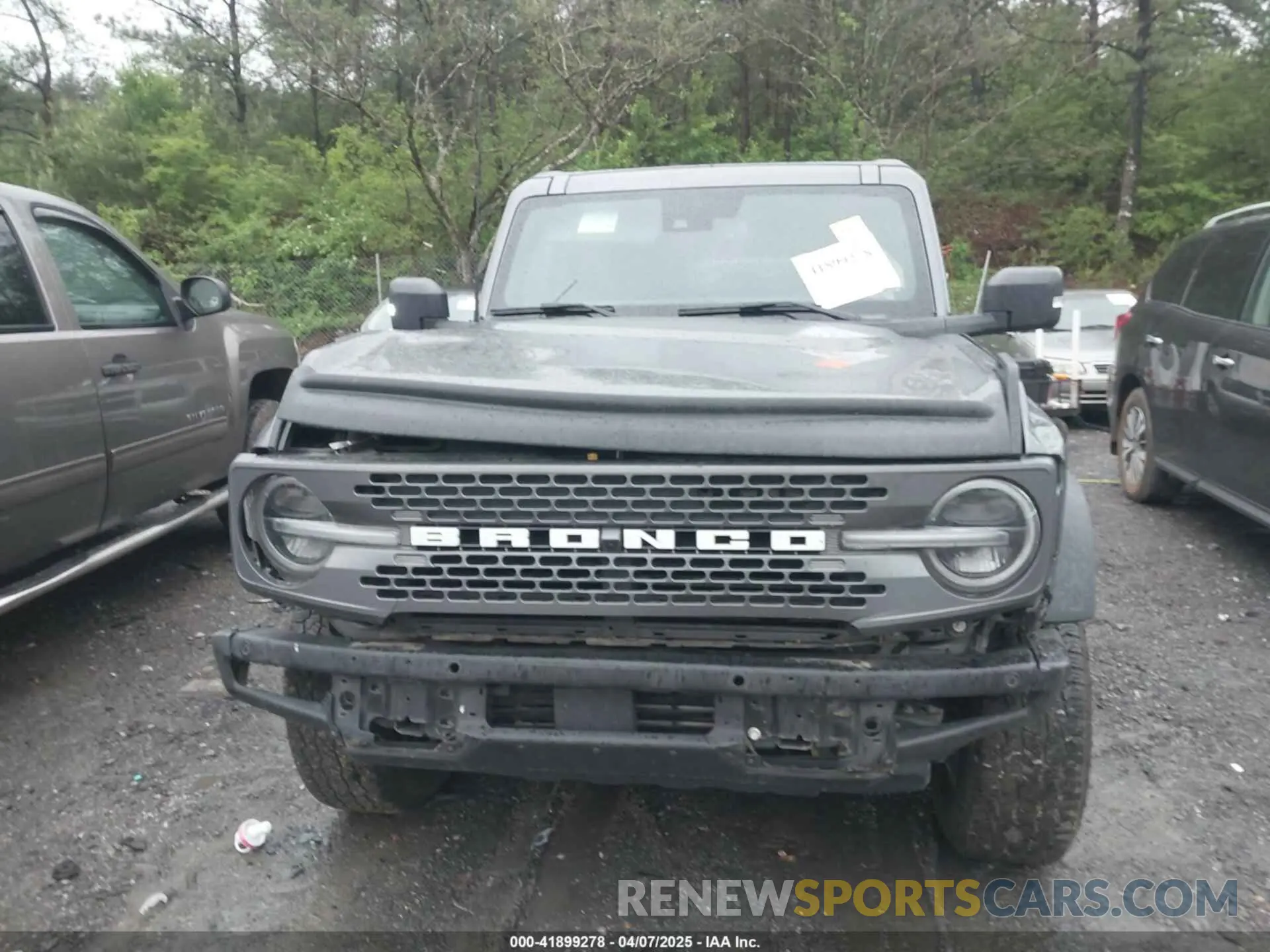 6 fotografías del automóvil dañado 1FMEE5DP4NLB57124 FORD BRONCO 2022