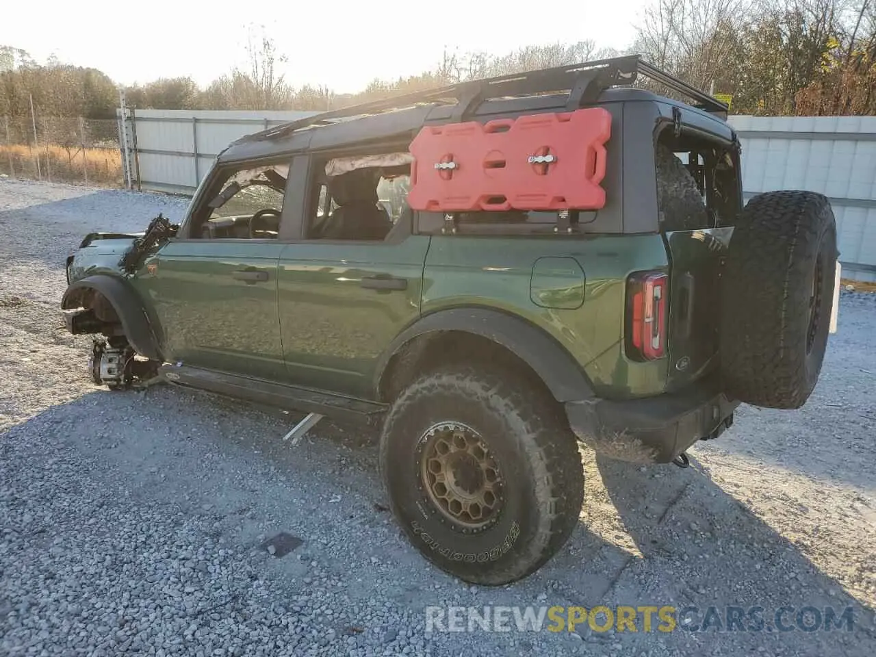 2 fotografías del automóvil dañado 1FMEE5DP6NLB67301 FORD BRONCO 2022