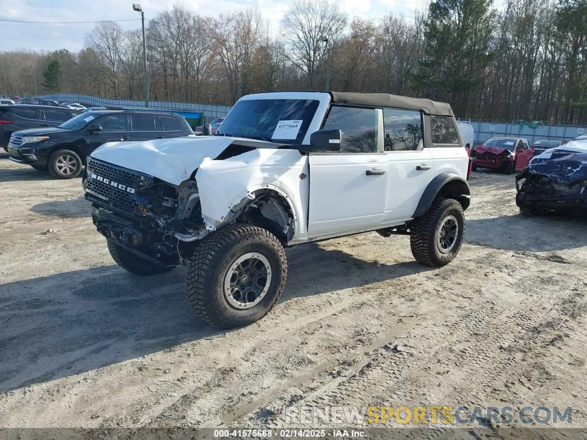 2 fotografías del automóvil dañado 1FMEE5DP7NLB41371 FORD BRONCO 2022