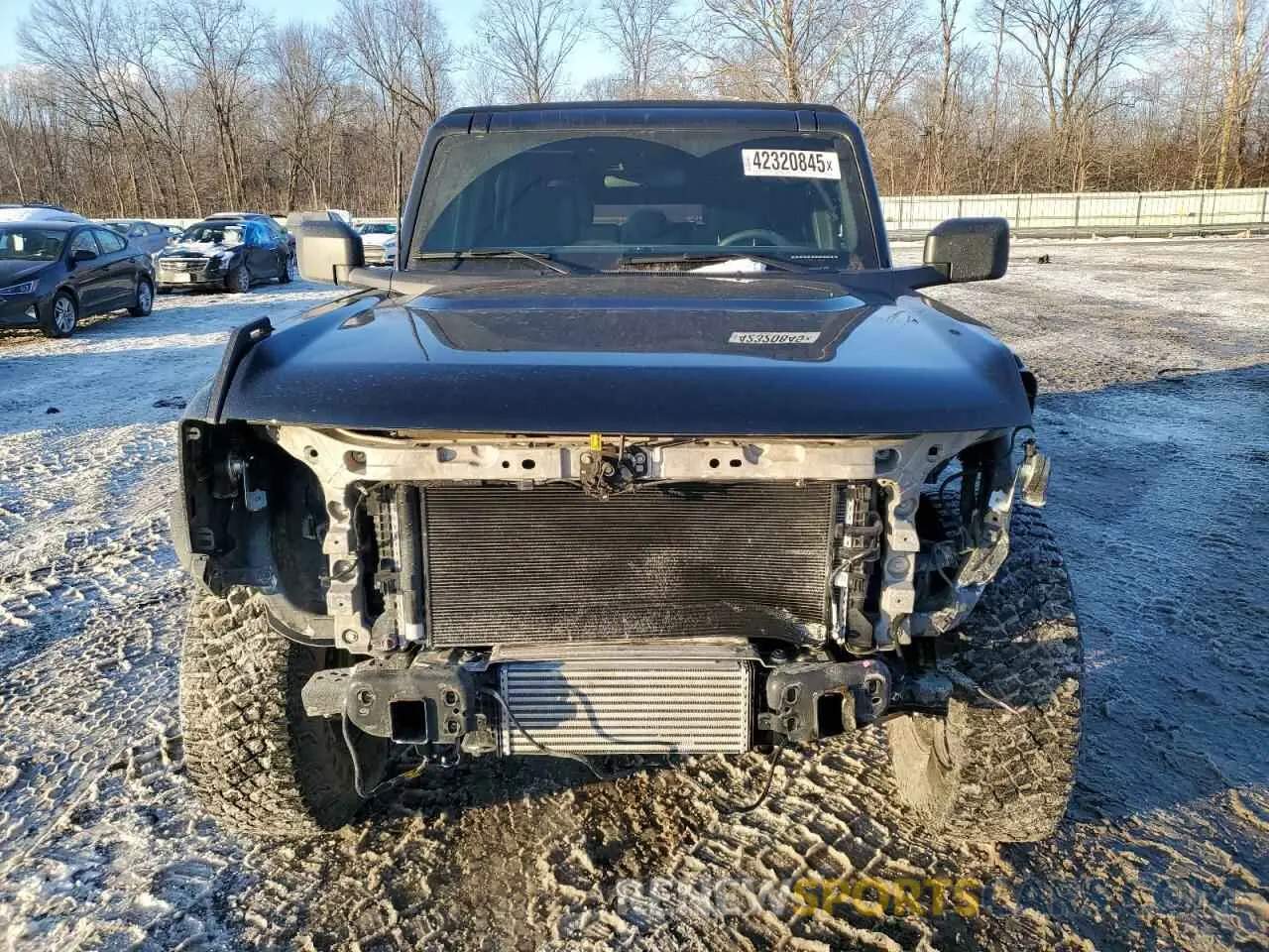 5 fotografías del automóvil dañado 1FMEE5DP9NLB55644 FORD BRONCO 2022
