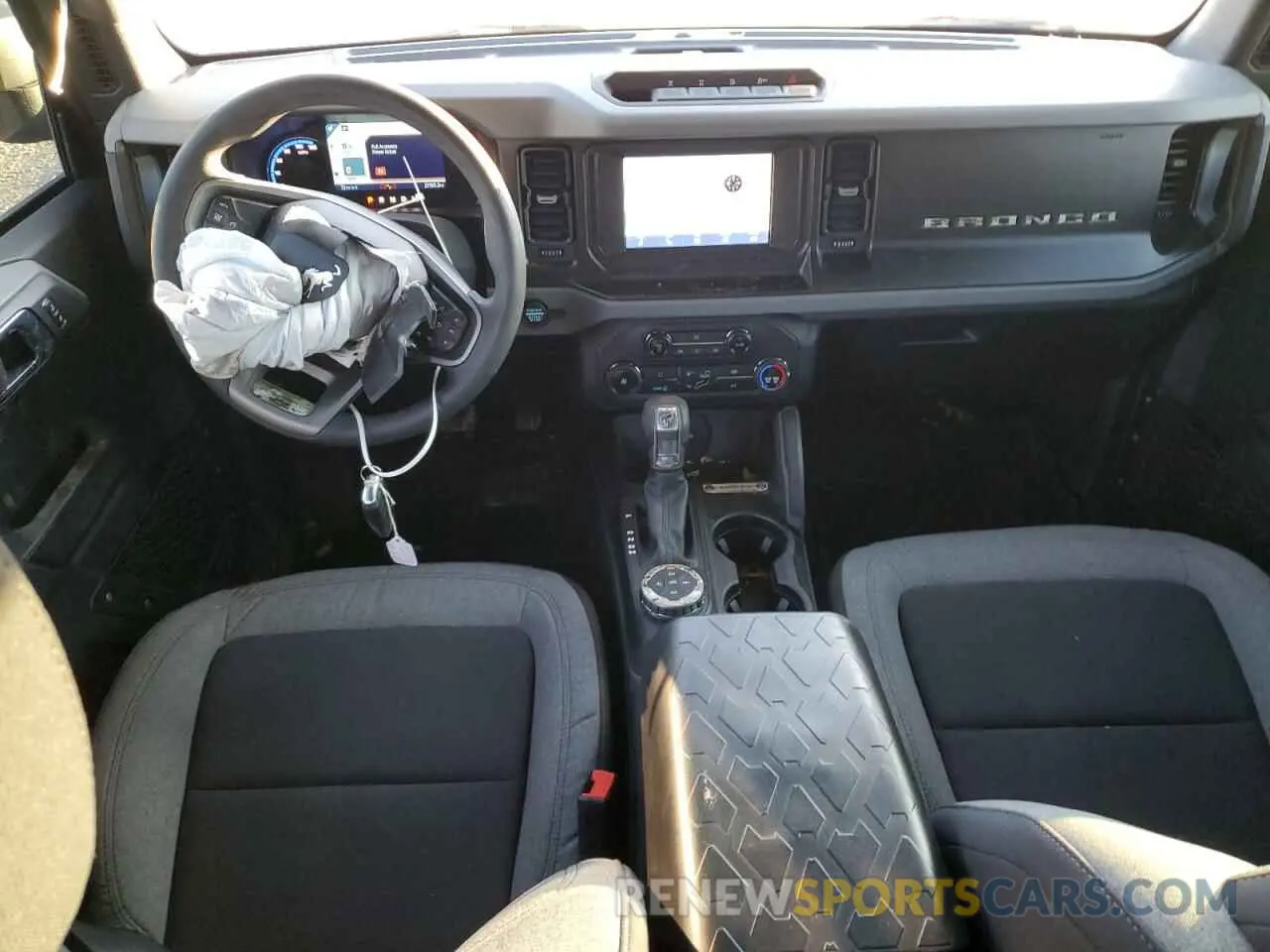 8 fotografías del automóvil dañado 1FMEE5DP9NLB55644 FORD BRONCO 2022