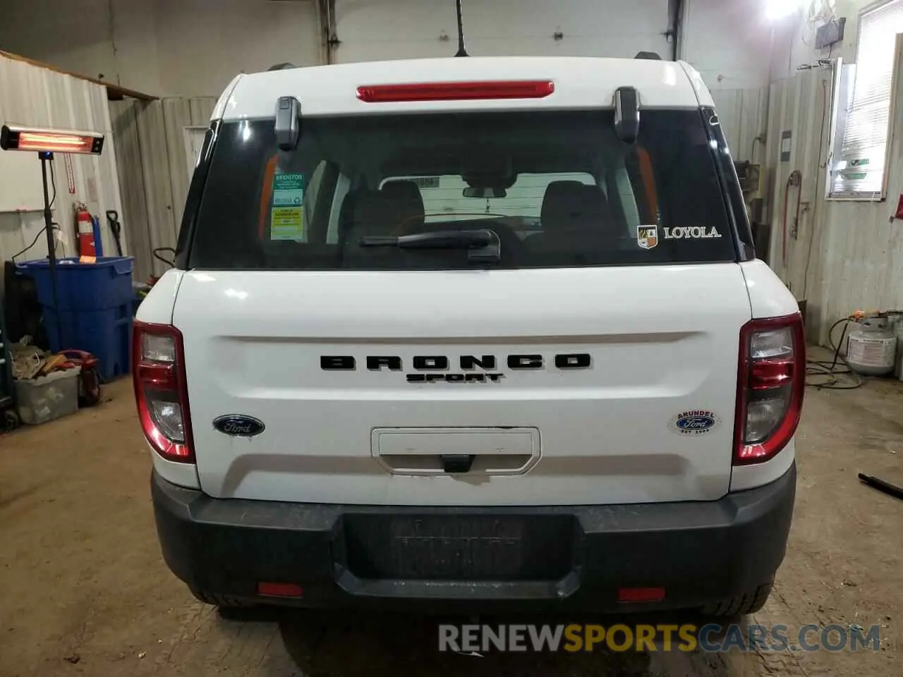 6 fotografías del automóvil dañado 3FMCR9A62NRD65275 FORD BRONCO 2022