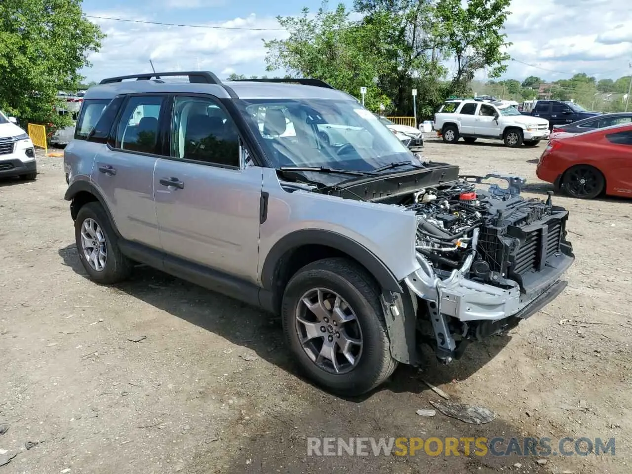 4 fotografías del automóvil dañado 3FMCR9A64NRD96964 FORD BRONCO 2022