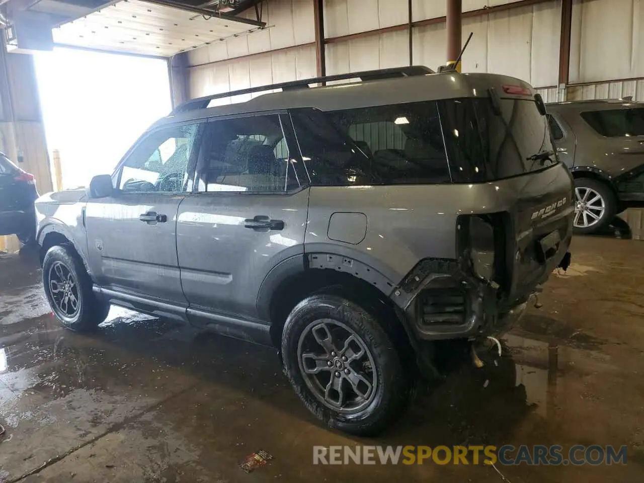 2 fotografías del automóvil dañado 3FMCR9B60NRD38316 FORD BRONCO 2022