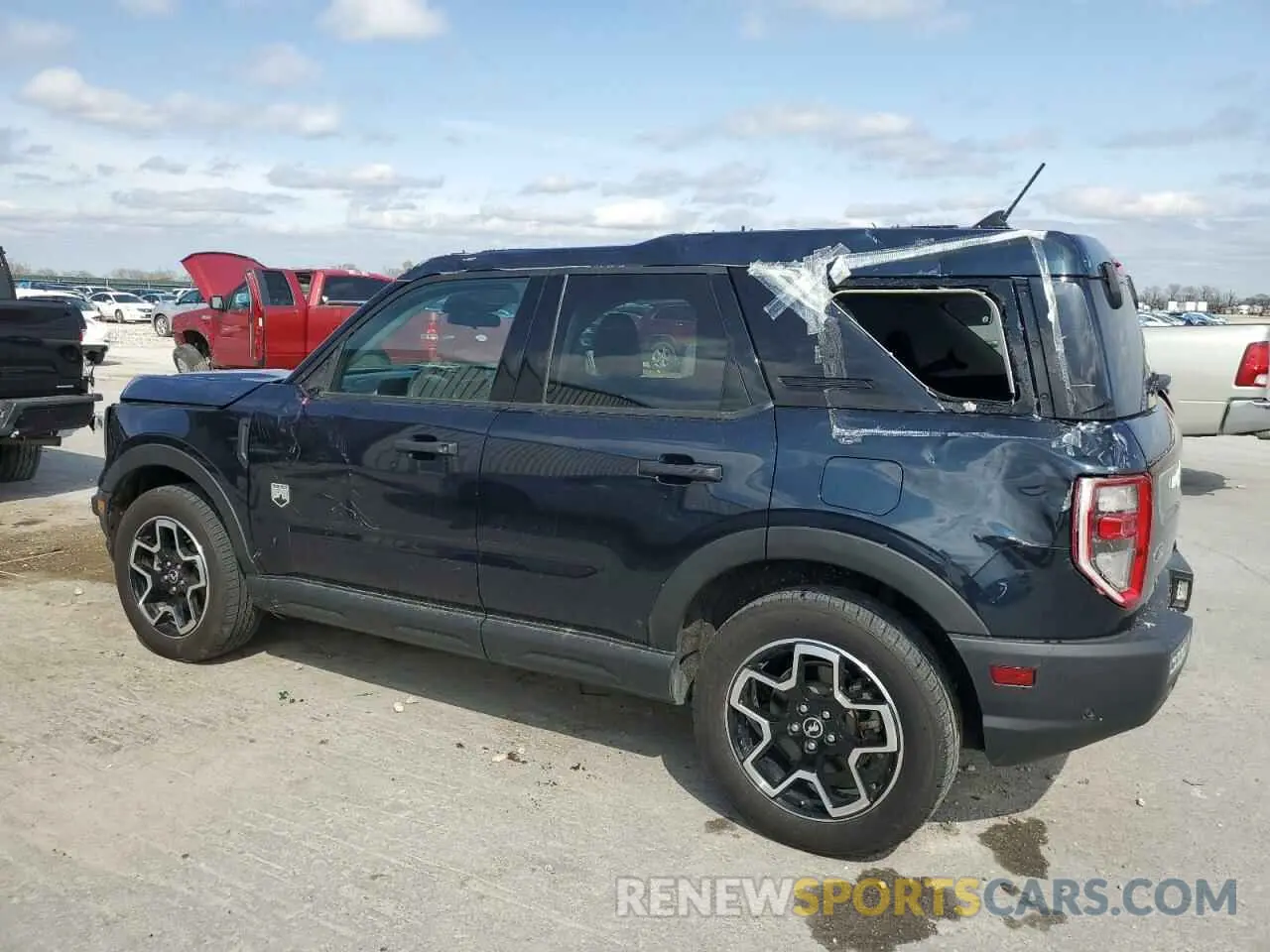 2 fotografías del automóvil dañado 3FMCR9B61NRD02280 FORD BRONCO 2022