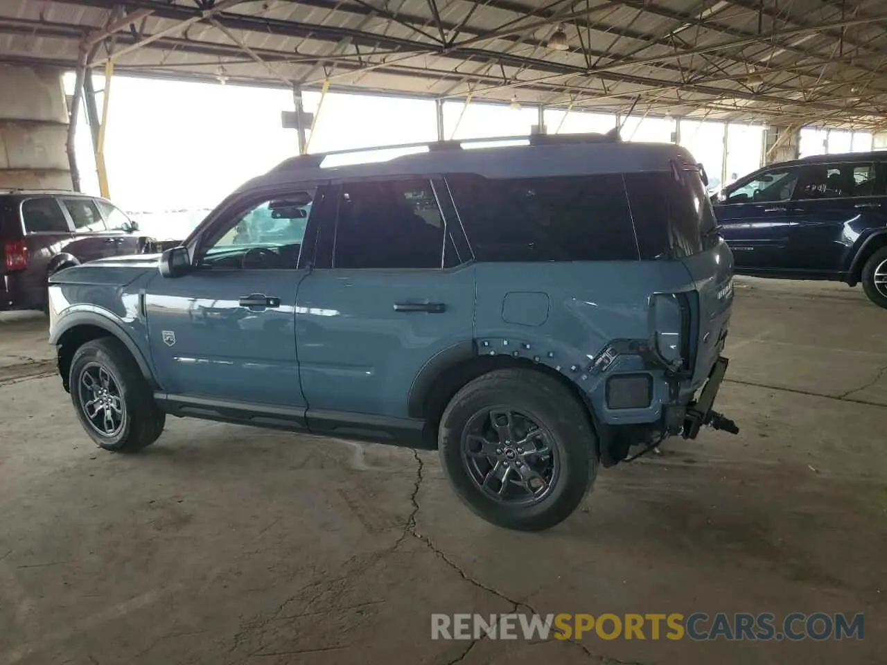 2 fotografías del automóvil dañado 3FMCR9B61NRE01567 FORD BRONCO 2022