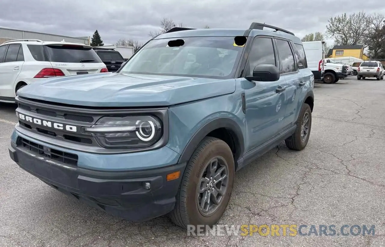 2 fotografías del automóvil dañado 3FMCR9B61NRE35315 FORD BRONCO 2022