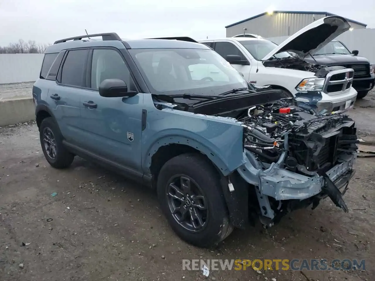 4 fotografías del automóvil dañado 3FMCR9B62NRD34588 FORD BRONCO 2022