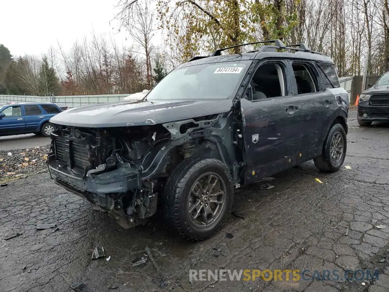 1 fotografías del automóvil dañado 3FMCR9B62NRD64805 FORD BRONCO 2022