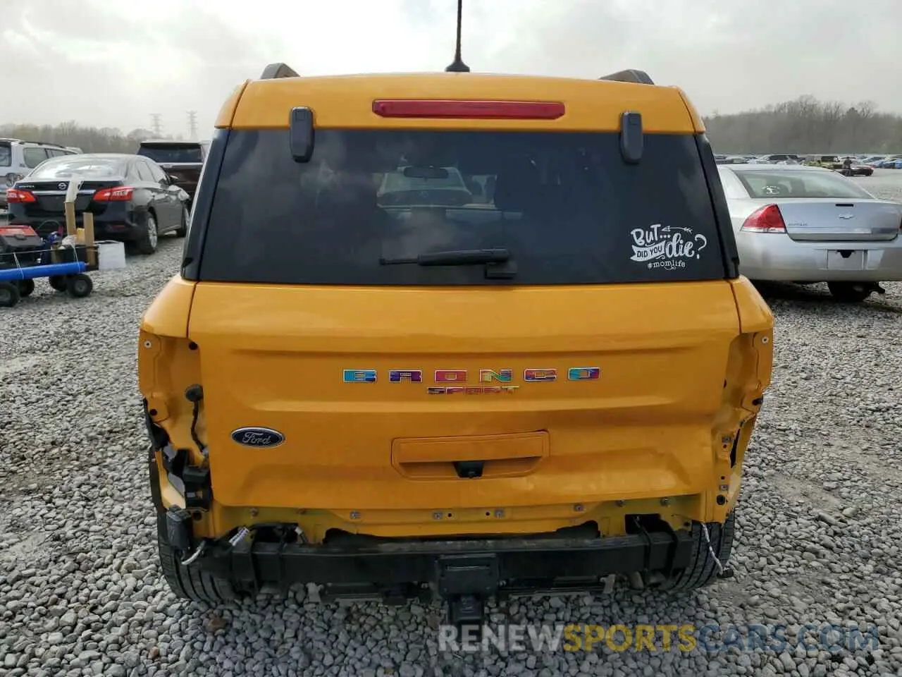 6 fotografías del automóvil dañado 3FMCR9B63NRD58768 FORD BRONCO 2022