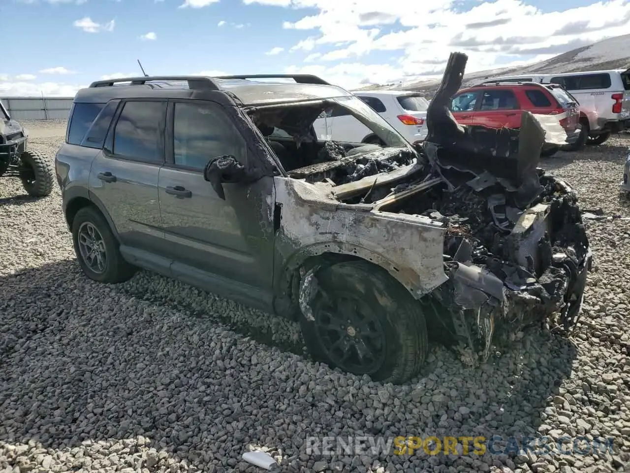 4 fotografías del automóvil dañado 3FMCR9B64NRD04511 FORD BRONCO 2022