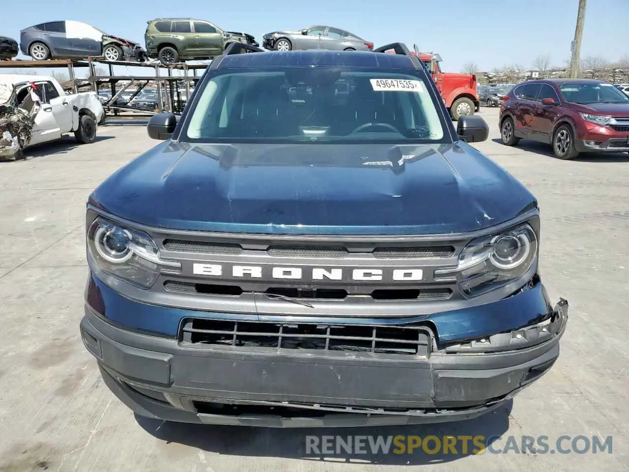 5 fotografías del automóvil dañado 3FMCR9B65NRD02248 FORD BRONCO 2022