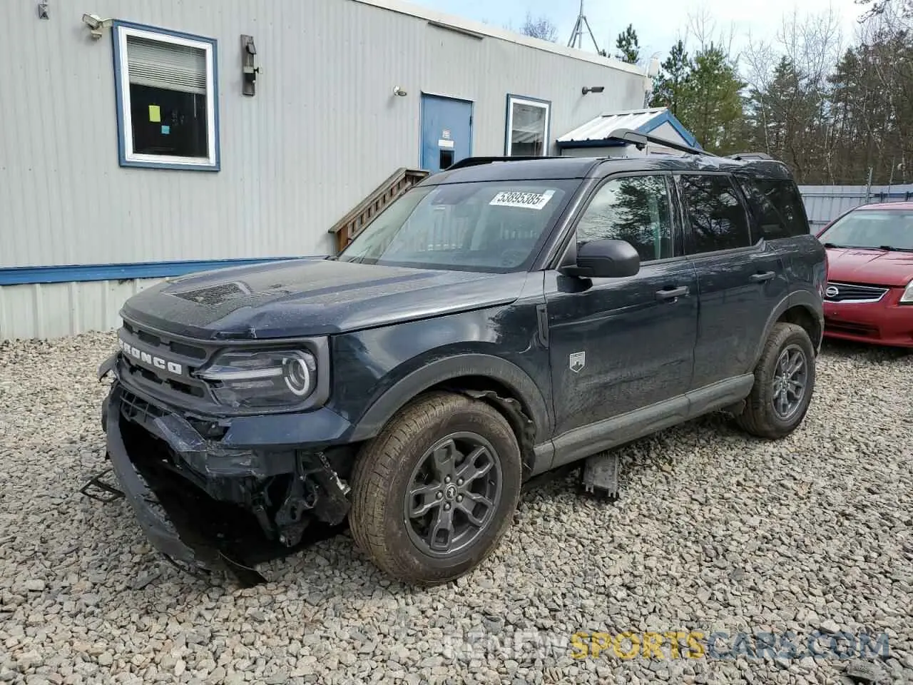 1 fotografías del automóvil dañado 3FMCR9B65NRD92632 FORD BRONCO 2022