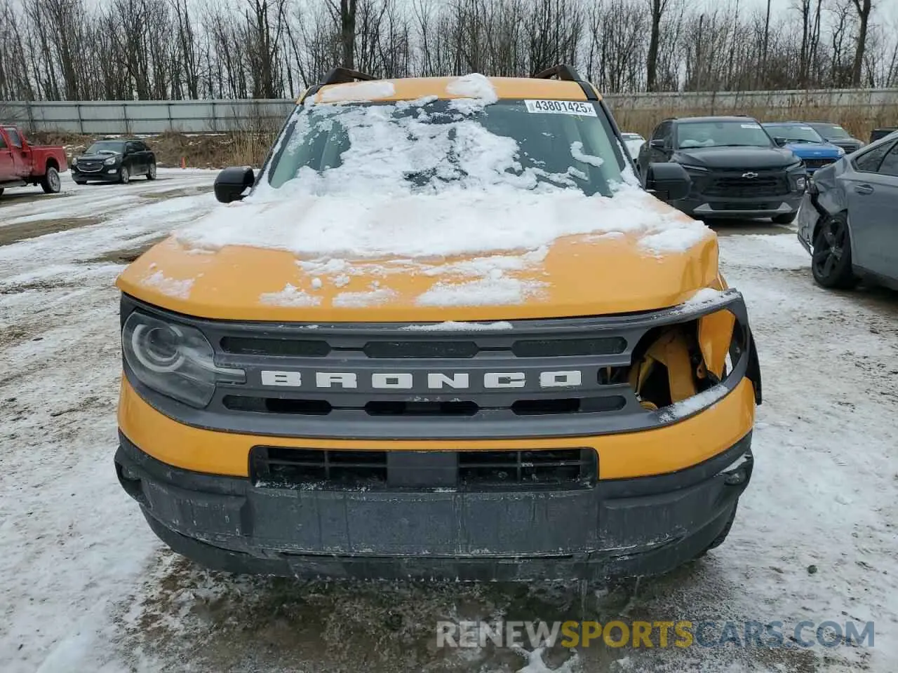 5 fotografías del automóvil dañado 3FMCR9B65NRD98673 FORD BRONCO 2022