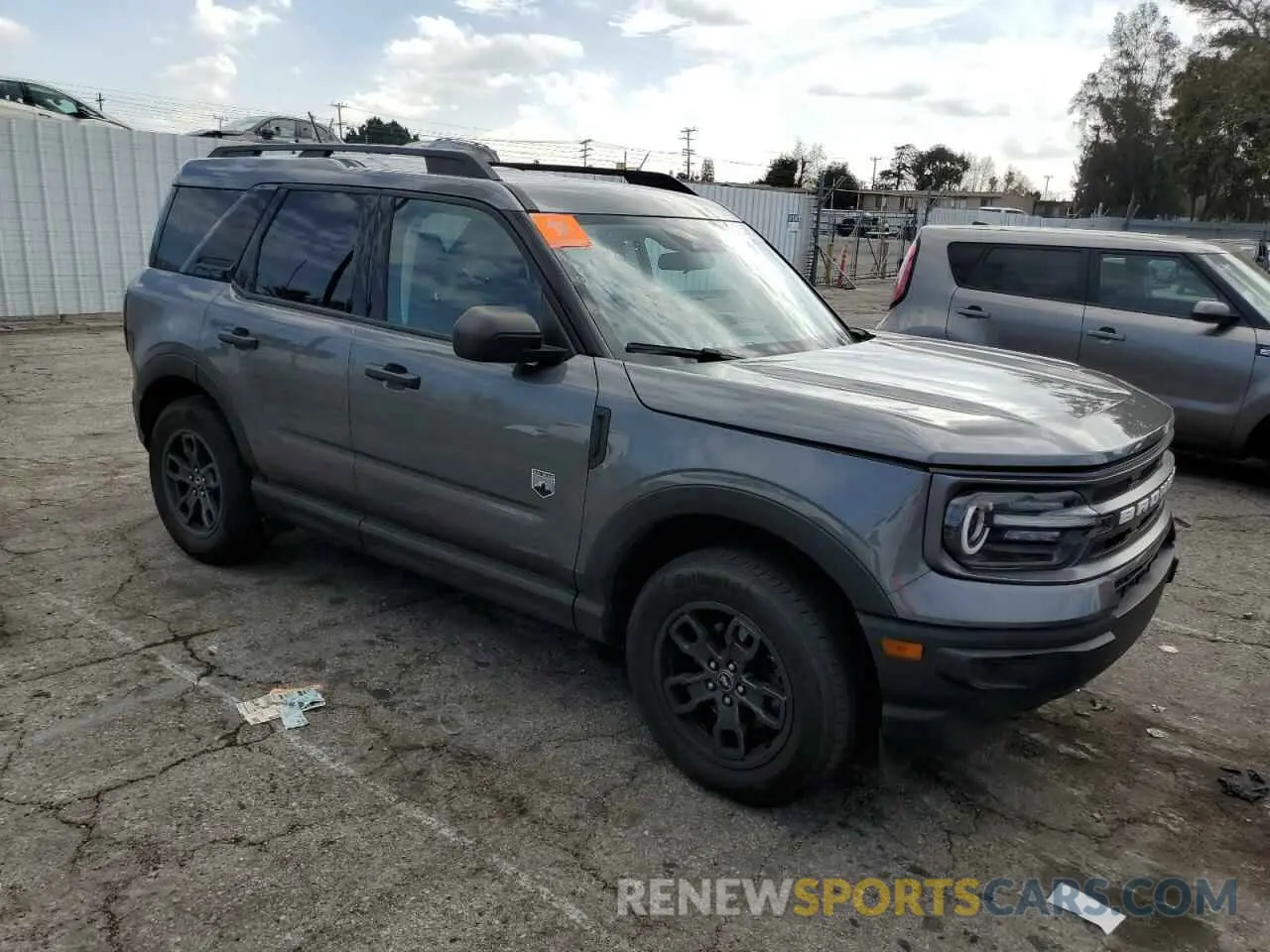 4 fotografías del automóvil dañado 3FMCR9B65NRE16072 FORD BRONCO 2022