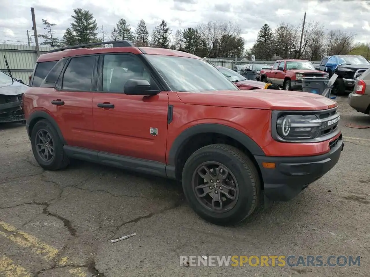 4 fotografías del automóvil dañado 3FMCR9B66NRD46629 FORD BRONCO 2022