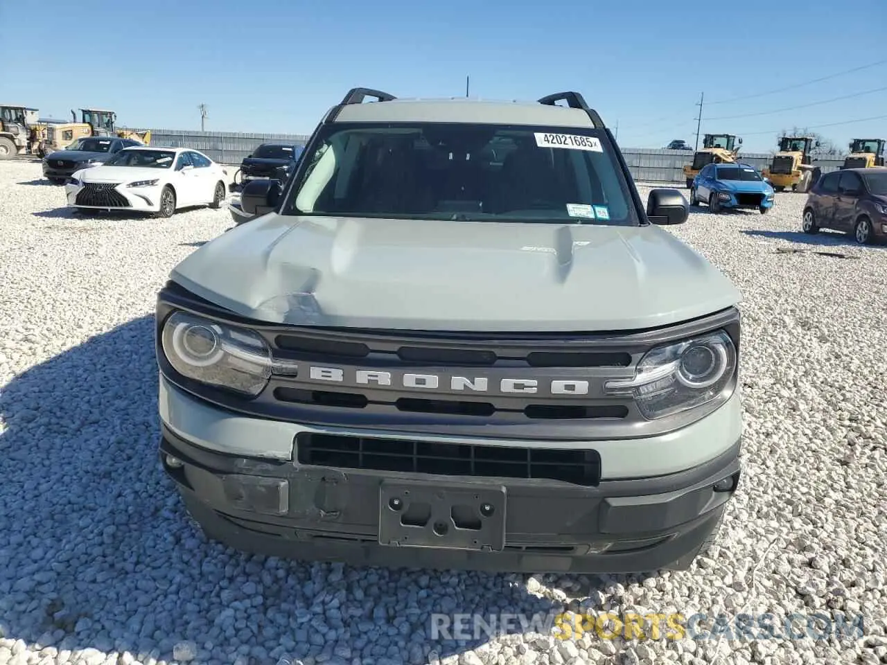 5 fotografías del automóvil dañado 3FMCR9B66NRD55525 FORD BRONCO 2022