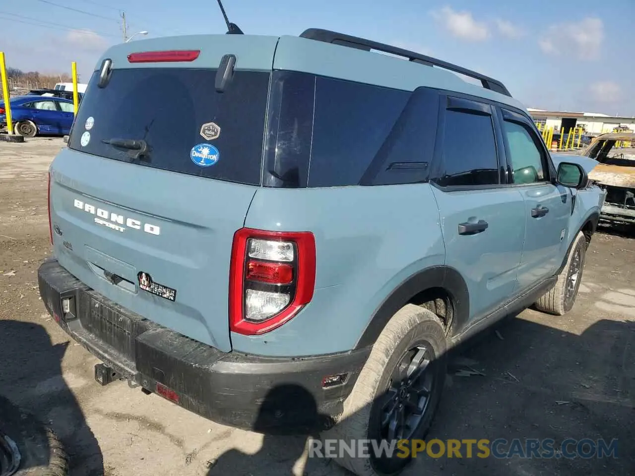 3 fotografías del automóvil dañado 3FMCR9B67NRD03675 FORD BRONCO 2022