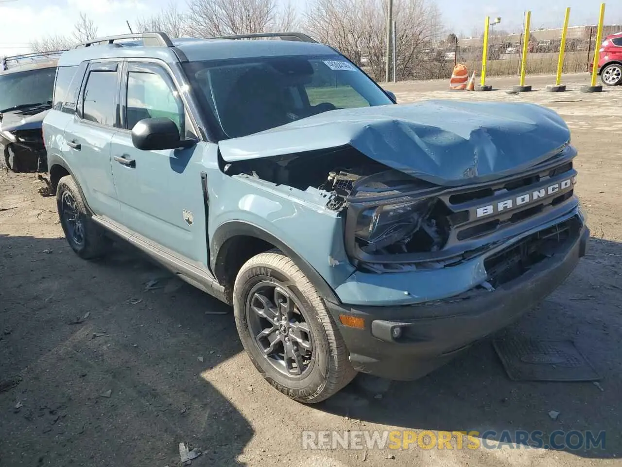 4 fotografías del automóvil dañado 3FMCR9B67NRD03675 FORD BRONCO 2022