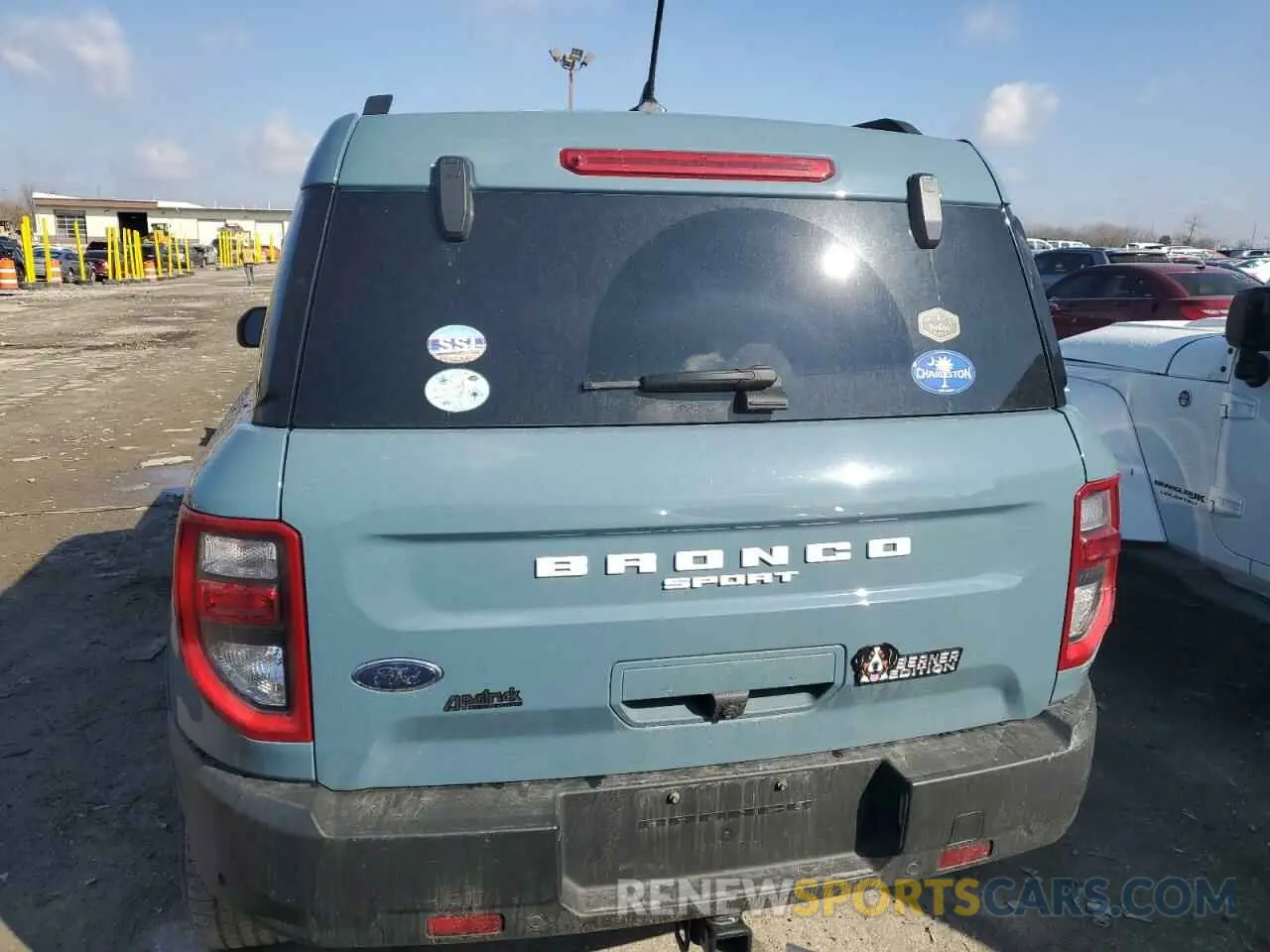 6 fotografías del automóvil dañado 3FMCR9B67NRD03675 FORD BRONCO 2022
