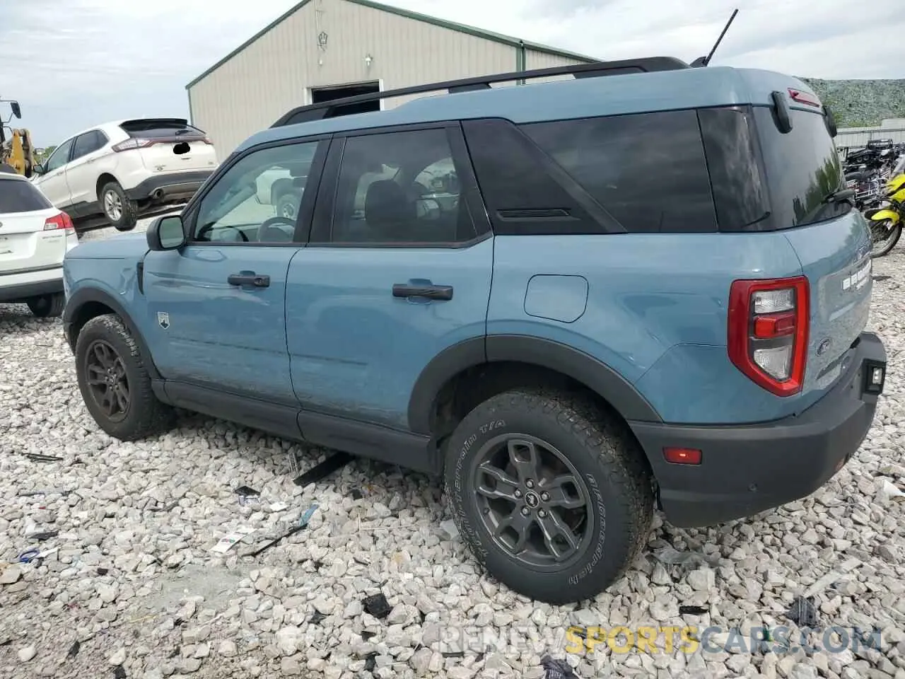 2 fotografías del automóvil dañado 3FMCR9B68NRD36443 FORD BRONCO 2022