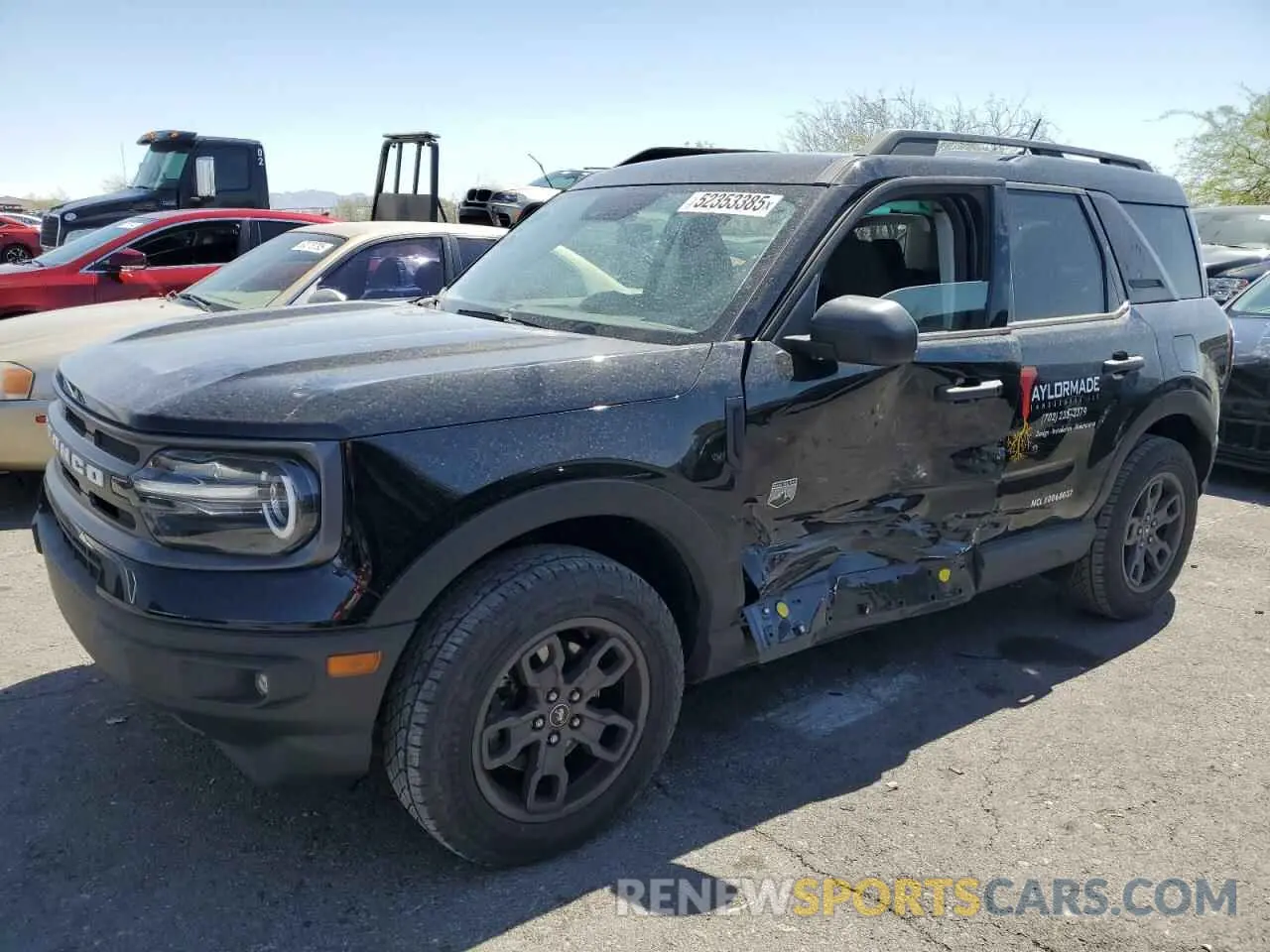 1 fotografías del automóvil dañado 3FMCR9B68NRE06037 FORD BRONCO 2022