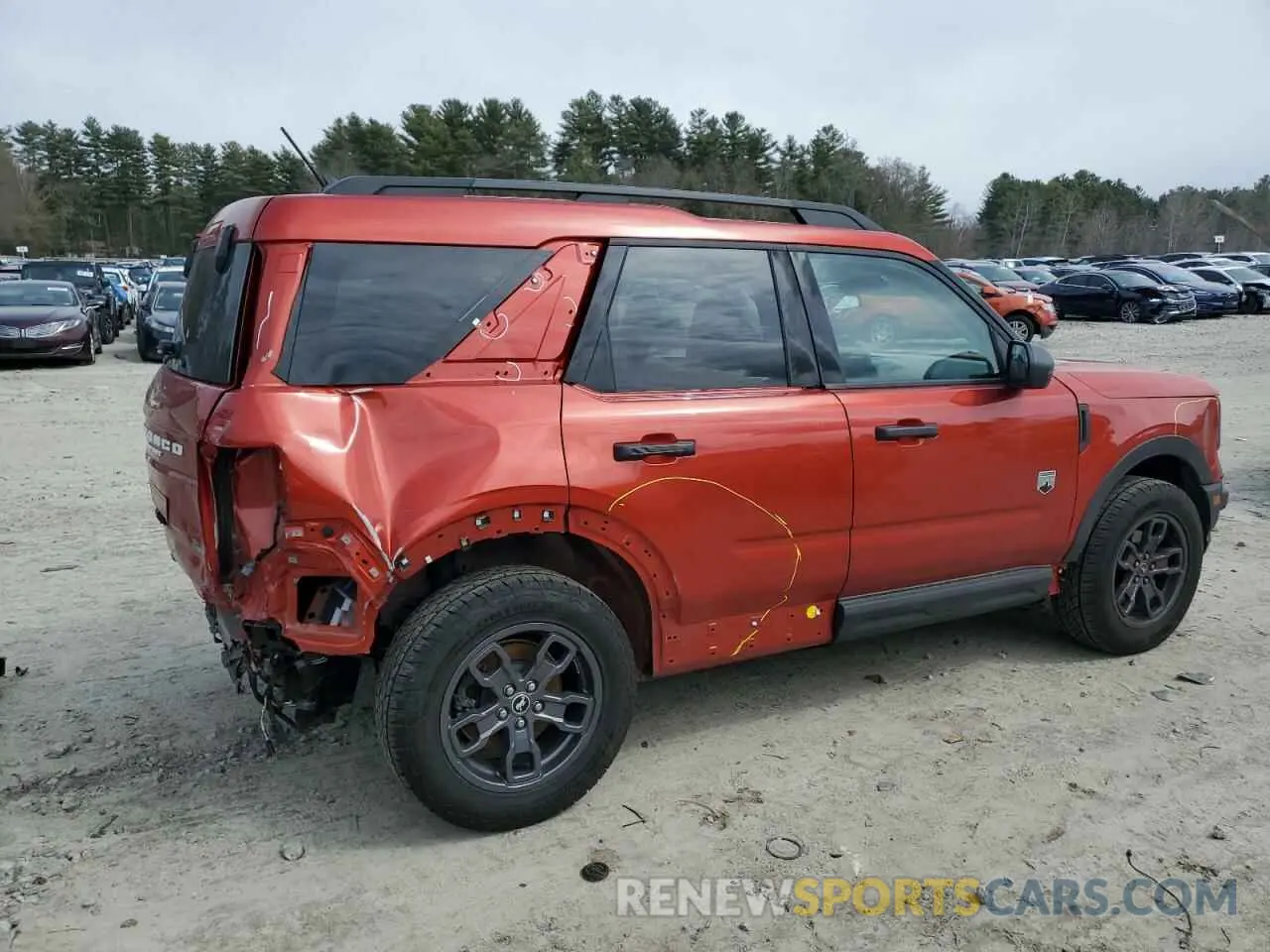 3 fotografías del automóvil dañado 3FMCR9B68NRE09181 FORD BRONCO 2022