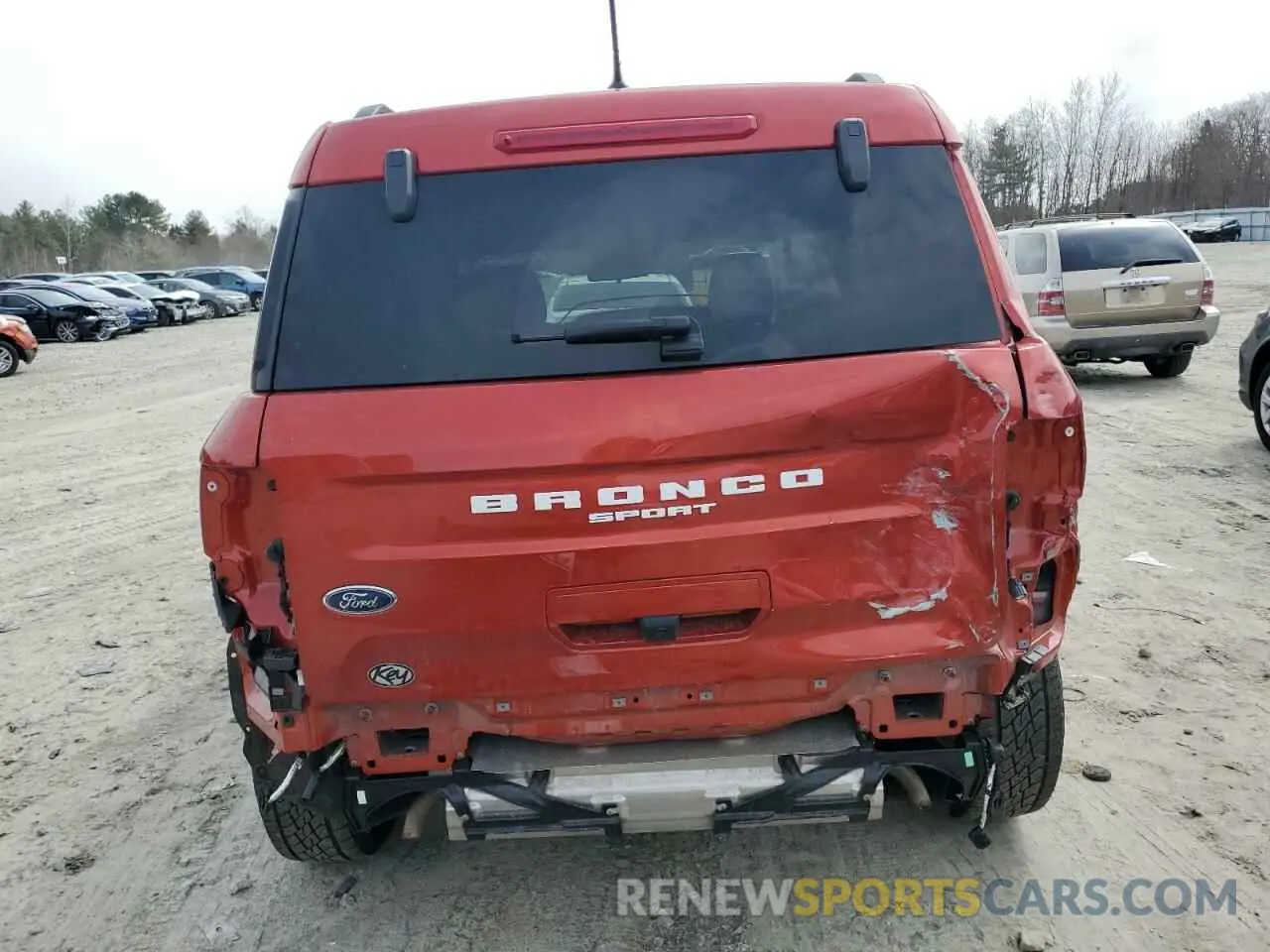 6 fotografías del automóvil dañado 3FMCR9B68NRE09181 FORD BRONCO 2022