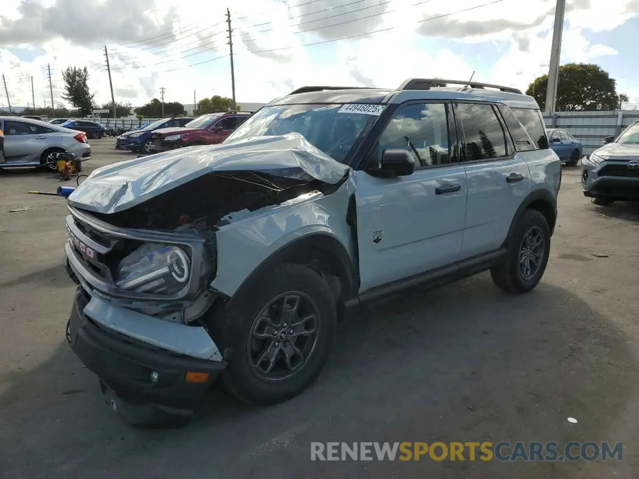 1 fotografías del automóvil dañado 3FMCR9B6XNRD49632 FORD BRONCO 2022