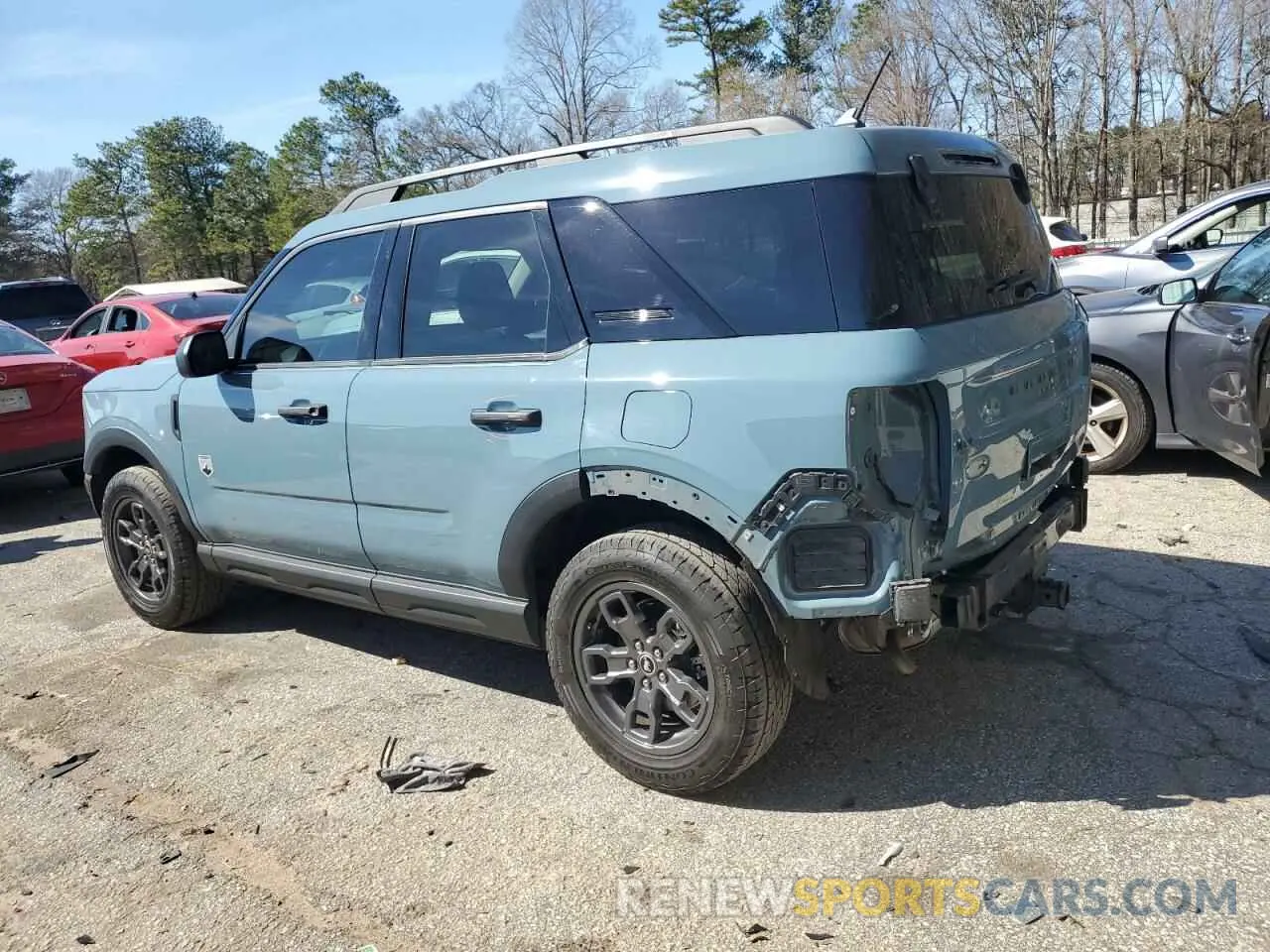 2 fotografías del automóvil dañado 3FMCR9B6XNRE04080 FORD BRONCO 2022