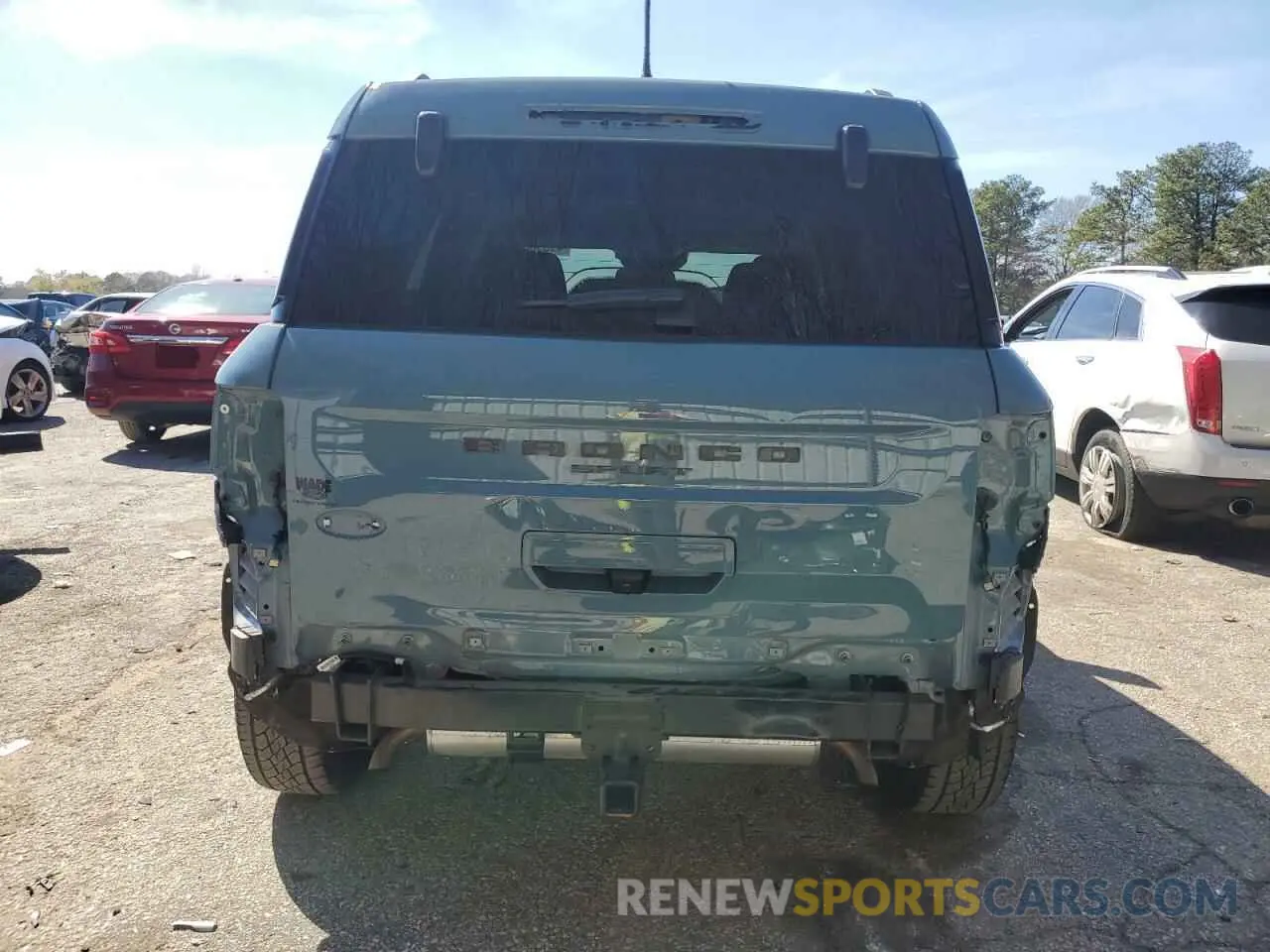 6 fotografías del automóvil dañado 3FMCR9B6XNRE04080 FORD BRONCO 2022