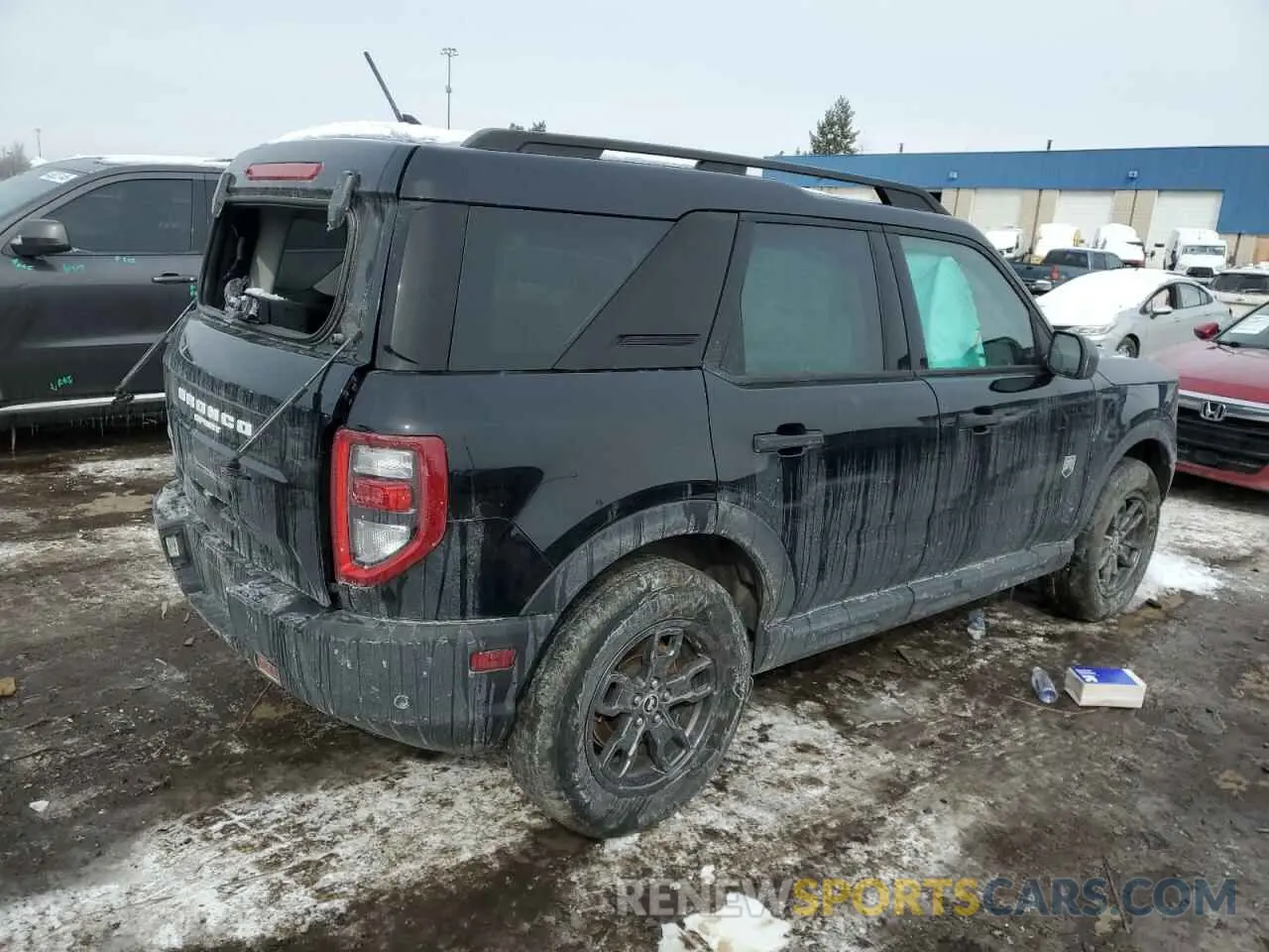 3 fotografías del automóvil dañado 3FMCR9B6XNRE32378 FORD BRONCO 2022