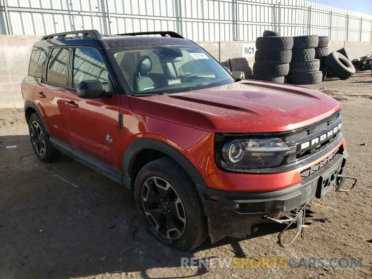 4 fotografías del automóvil dañado 3FMCR9C60NRE28726 FORD BRONCO 2022