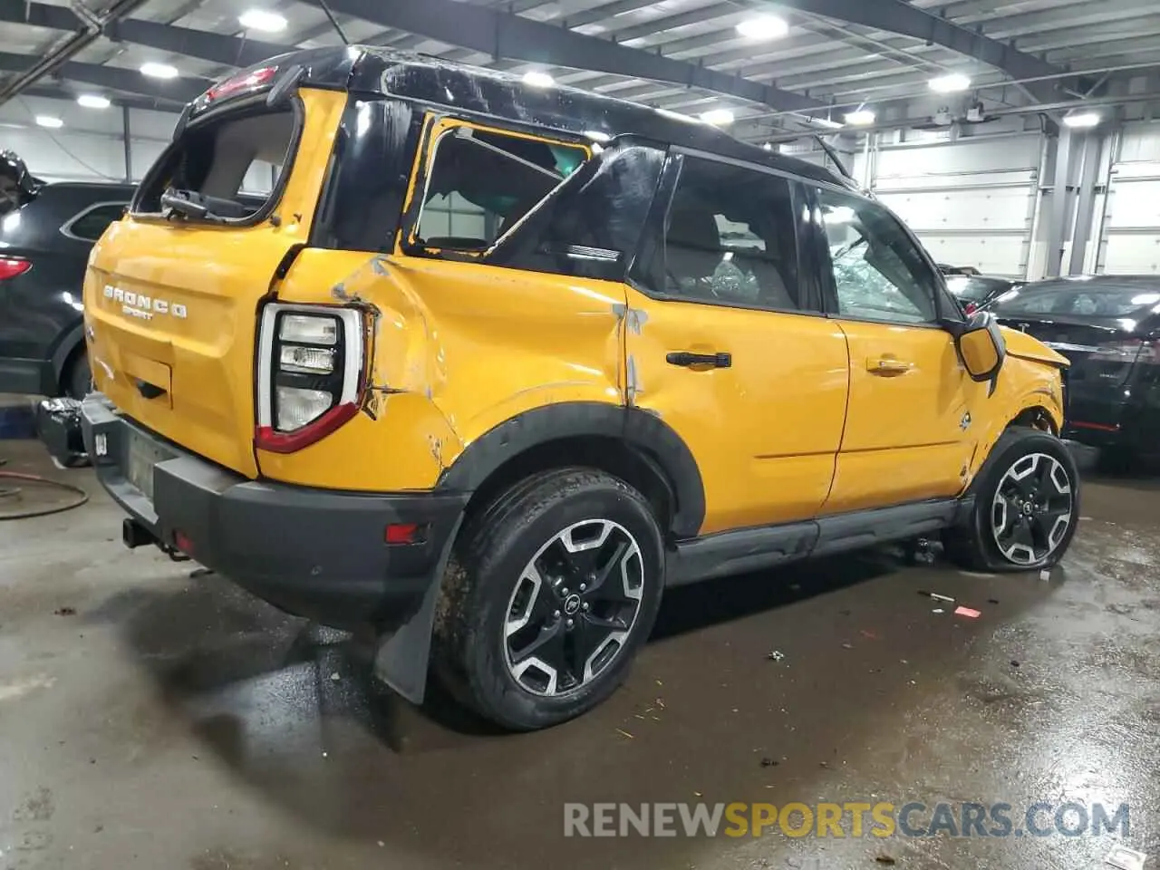 3 fotografías del automóvil dañado 3FMCR9C63NRD70417 FORD BRONCO 2022