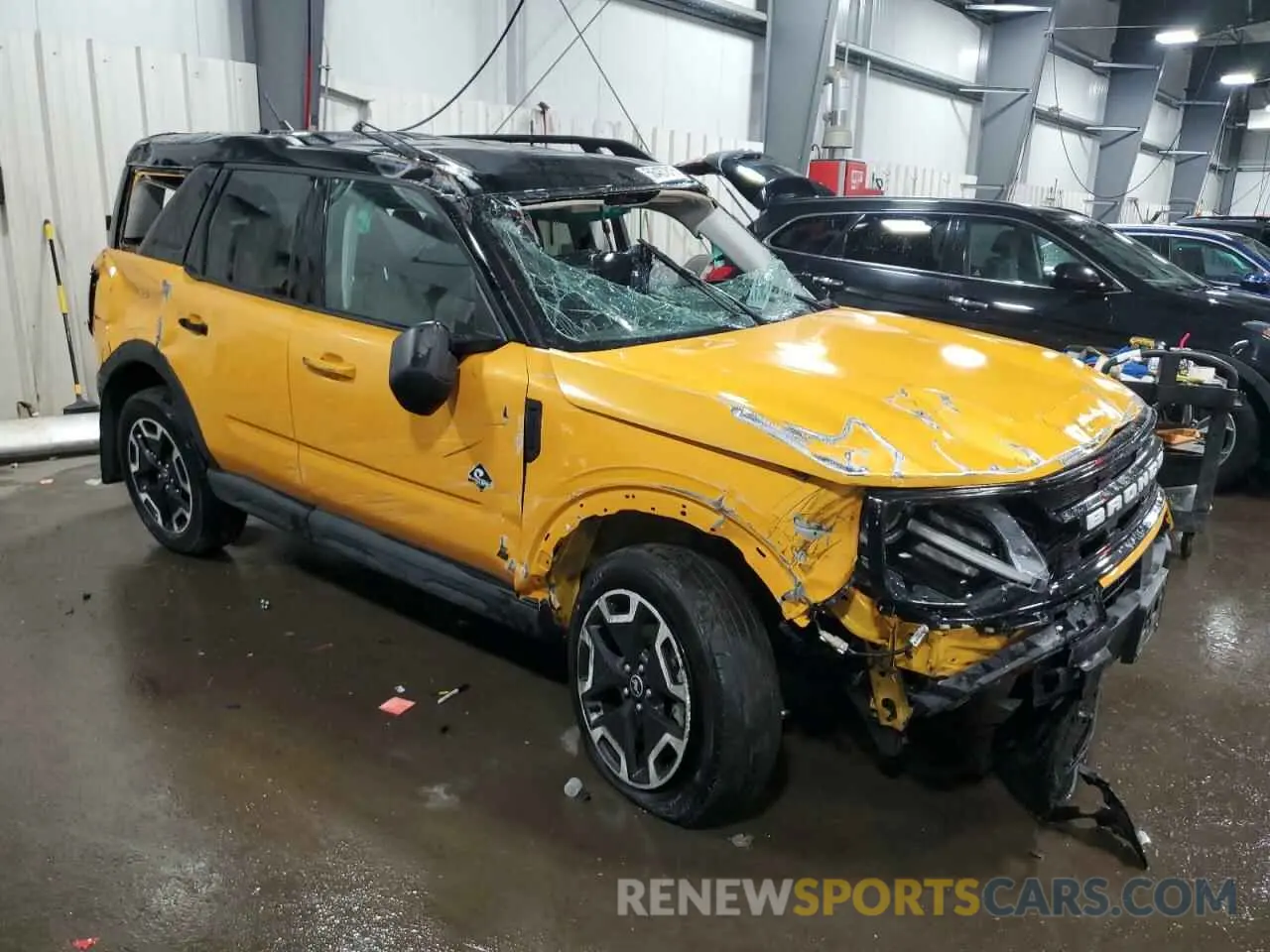 4 fotografías del automóvil dañado 3FMCR9C63NRD70417 FORD BRONCO 2022