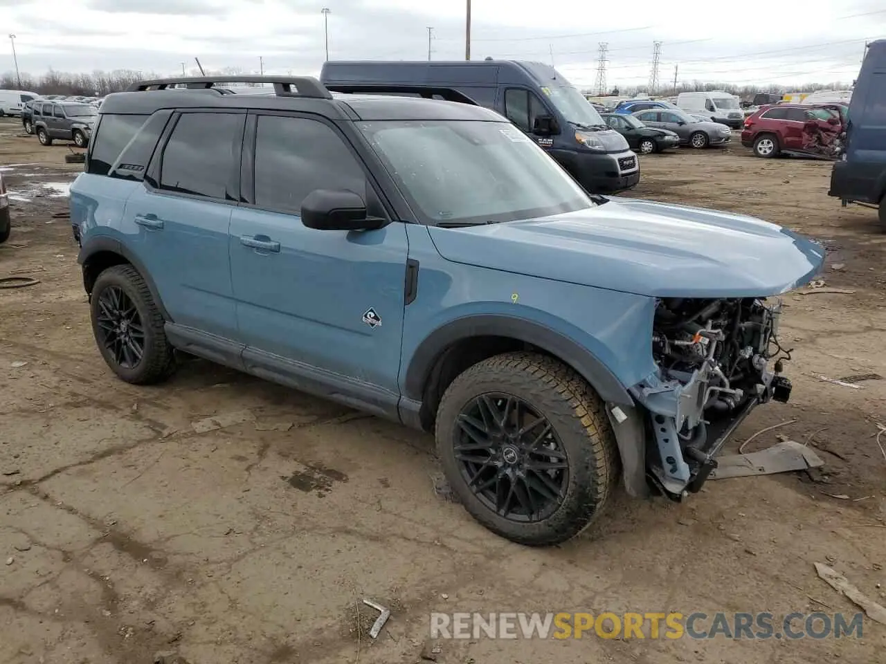 4 fotografías del automóvil dañado 3FMCR9C64NRD21002 FORD BRONCO 2022