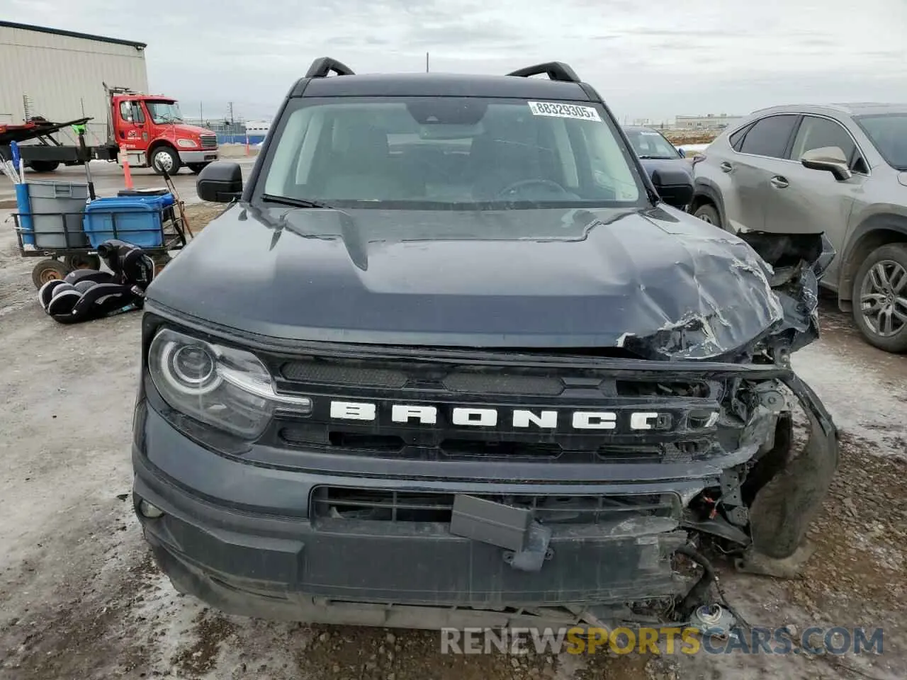 5 fotografías del automóvil dañado 3FMCR9C65NRD74436 FORD BRONCO 2022