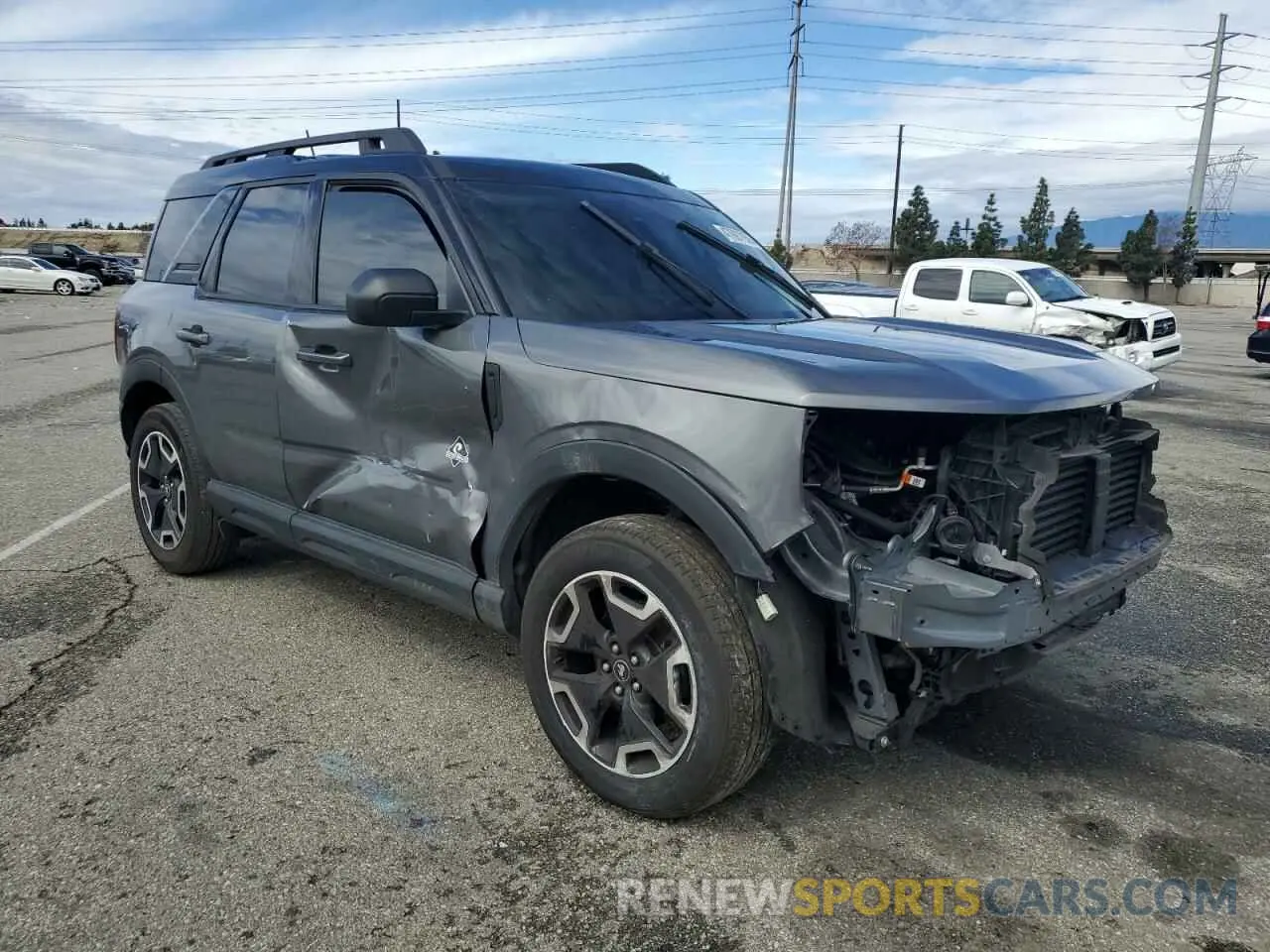 4 fotografías del automóvil dañado 3FMCR9C66NRE28732 FORD BRONCO 2022