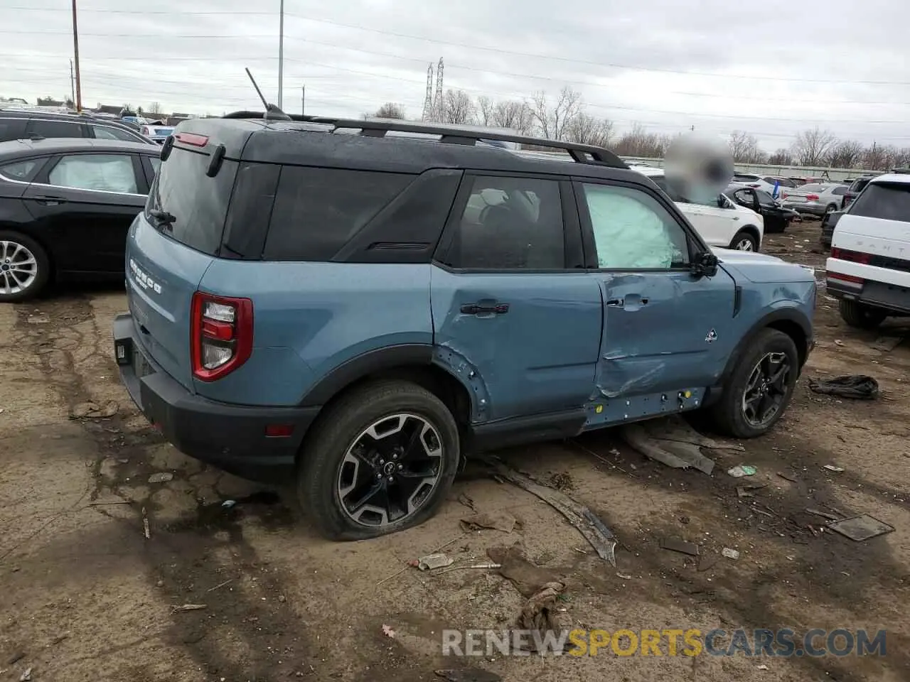 3 fotografías del automóvil dañado 3FMCR9C68NRD21956 FORD BRONCO 2022