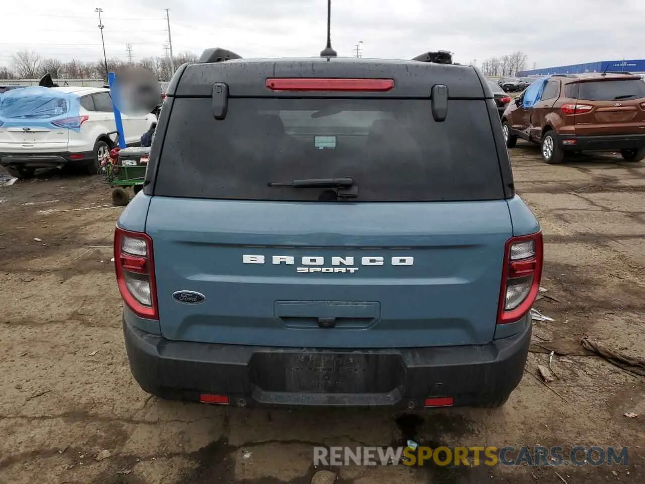 6 fotografías del automóvil dañado 3FMCR9C68NRD21956 FORD BRONCO 2022