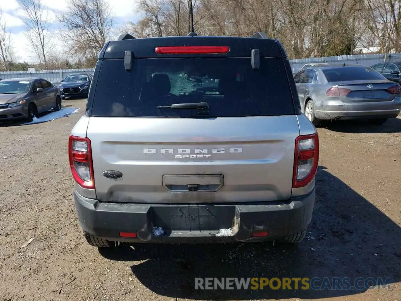 6 fotografías del automóvil dañado 3FMCR9C69NRD30942 FORD BRONCO 2022