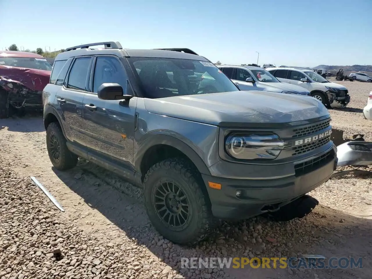 4 fotografías del automóvil dañado 3FMCR9D91NRD87452 FORD BRONCO 2022
