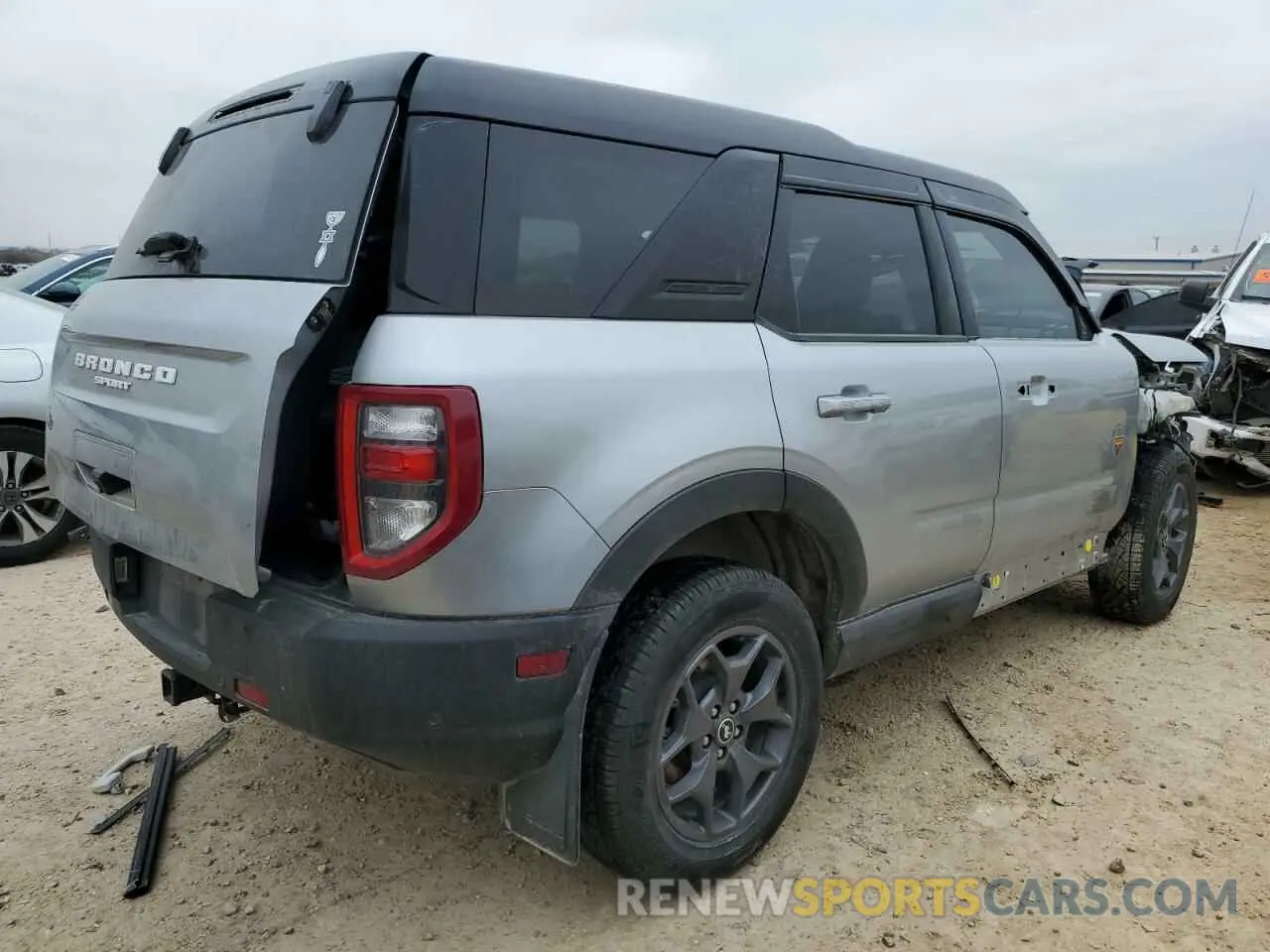 3 fotografías del automóvil dañado 3FMCR9D91NRE11281 FORD BRONCO 2022