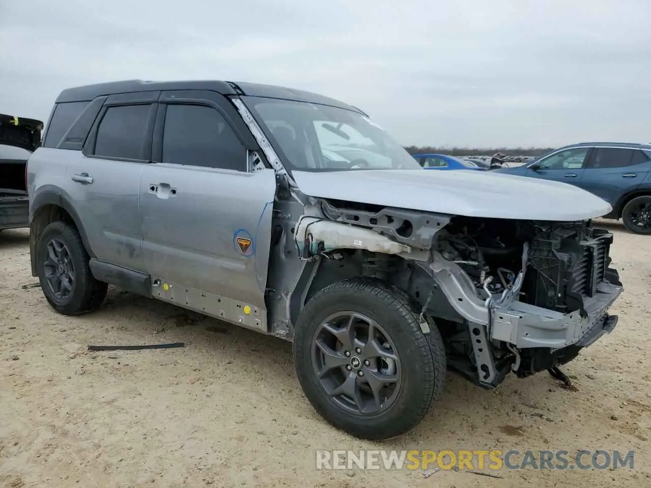 4 fotografías del automóvil dañado 3FMCR9D91NRE11281 FORD BRONCO 2022