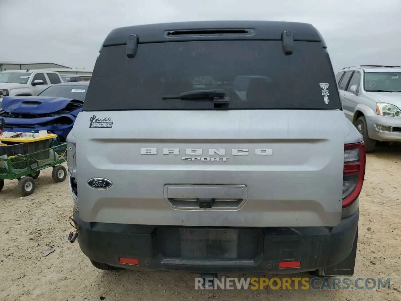 6 fotografías del automóvil dañado 3FMCR9D91NRE11281 FORD BRONCO 2022