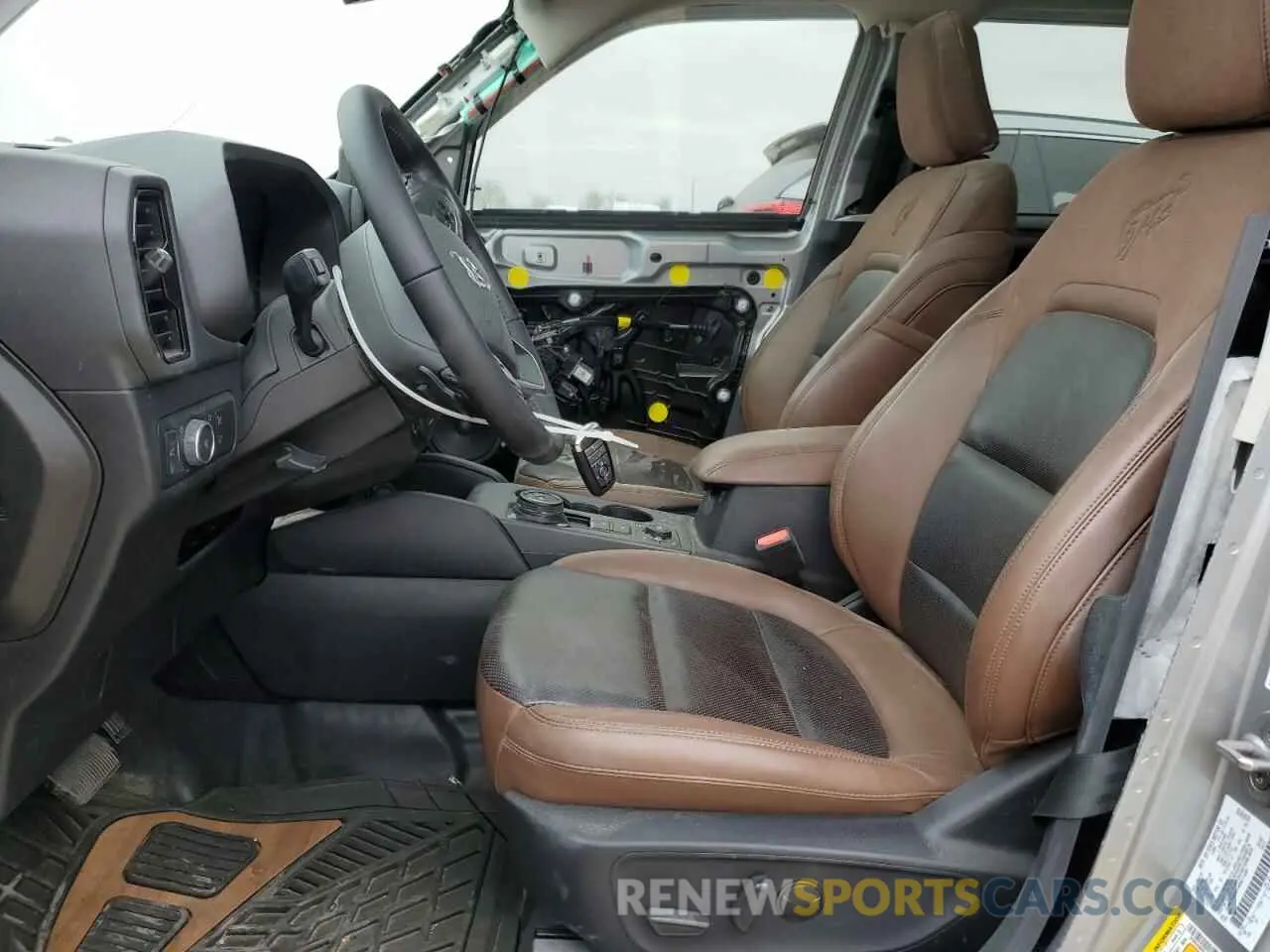 7 fotografías del automóvil dañado 3FMCR9D91NRE11281 FORD BRONCO 2022