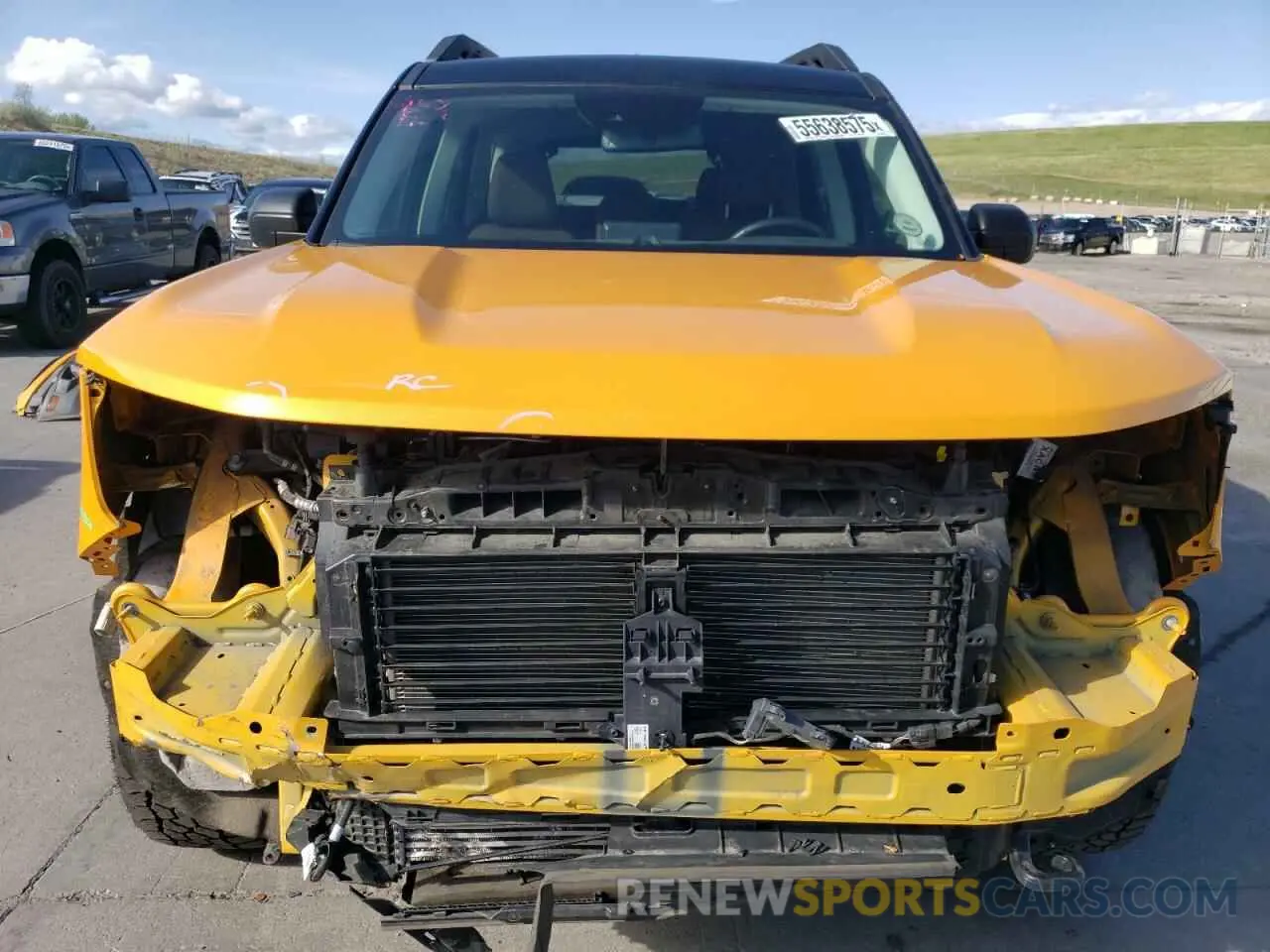 5 fotografías del automóvil dañado 3FMCR9D94NRD01034 FORD BRONCO 2022