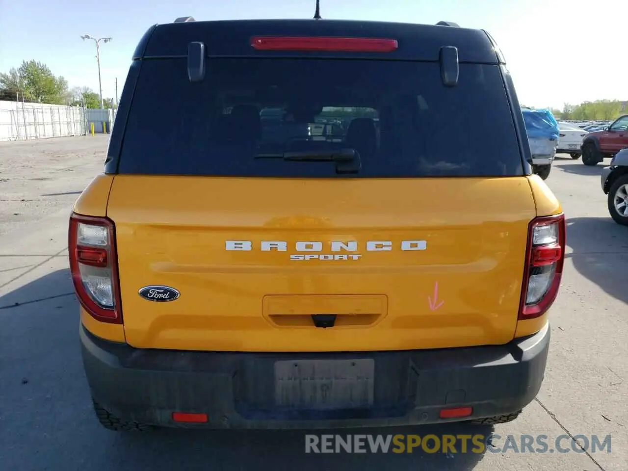 6 fotografías del automóvil dañado 3FMCR9D94NRD01034 FORD BRONCO 2022