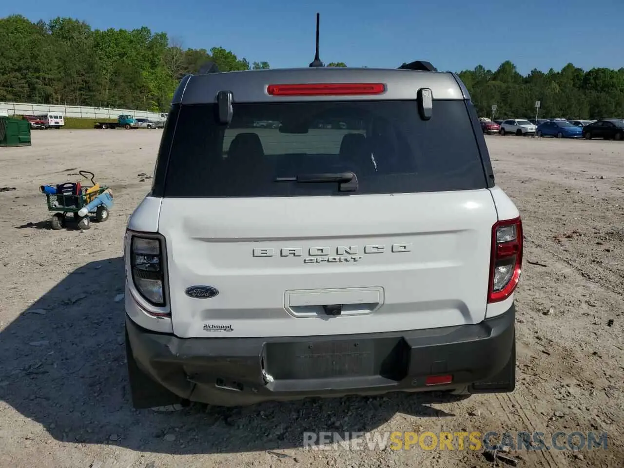 6 fotografías del automóvil dañado 3FMCR9D95NRD00331 FORD BRONCO 2022